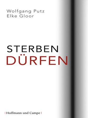 cover image of Sterben dürfen